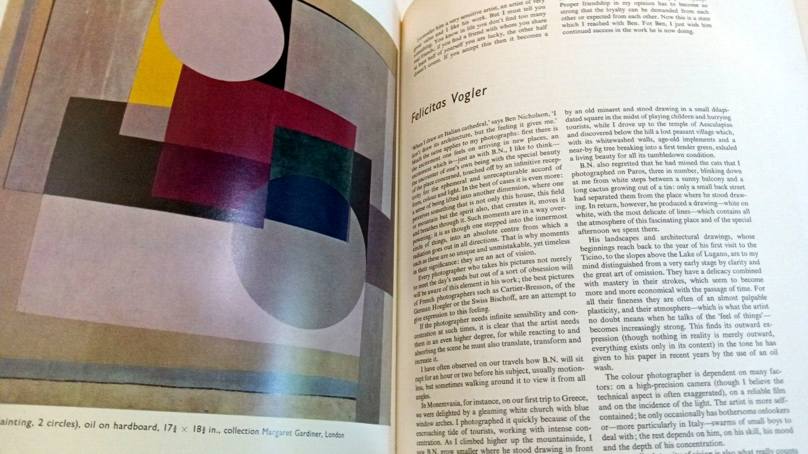 Ben Nicholson A Studio International Special, 1969 First Edition
