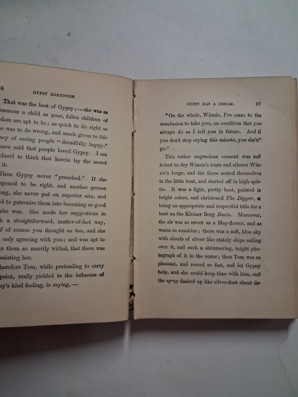 1876 THE GYPSY BREYNTON E. Stuart Phelps GYPSY BOOKS novels VICTORIAN 1st Ed
