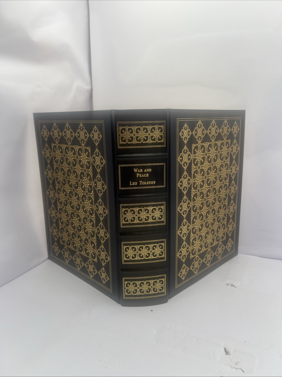 Leo Tolstoy War and Peace Time Warner Libraries Leather Illustrated Hardcover