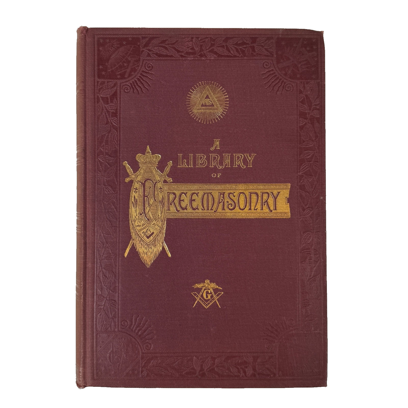 A Library of Freemasonry Volume V Masonic History Symbols 1906 Antique Book