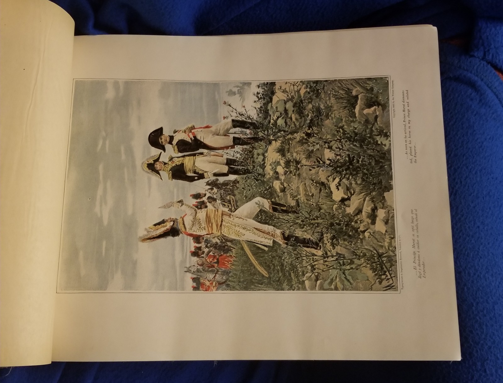 ANTIQUE: 1900, Napoleon; From Corsica to St. Helena by John L. Stoddard. Color..