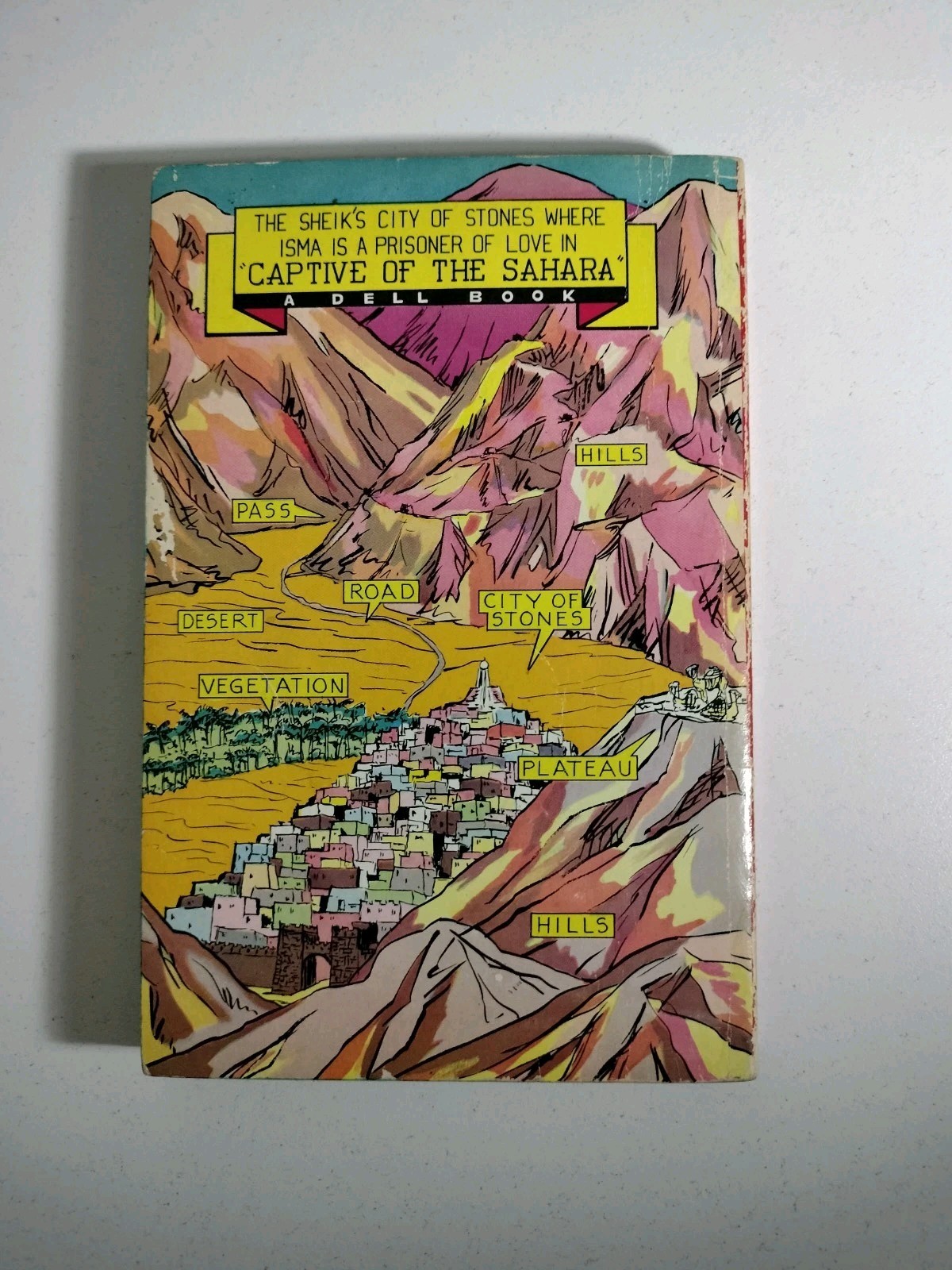 2 Dell Mapback lot The Silver Leopard, Captive Of The Sahara Vintage Mystery PB