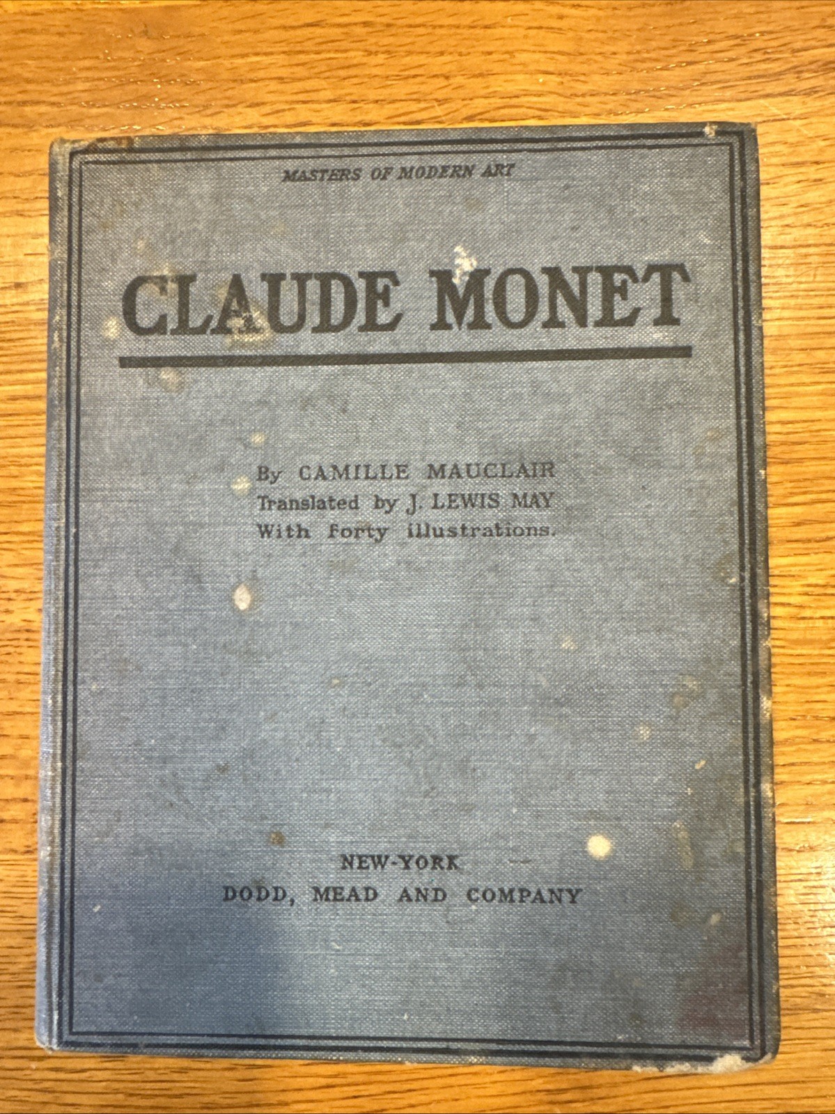 Masters Of Modern Art, Claude Monet, by Camille MauClair, Printed In France 1924