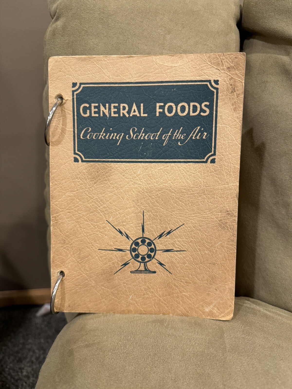 General Foods Cooking School of the Air Book,Francis Barton,PB,Illus,Loose Leaf