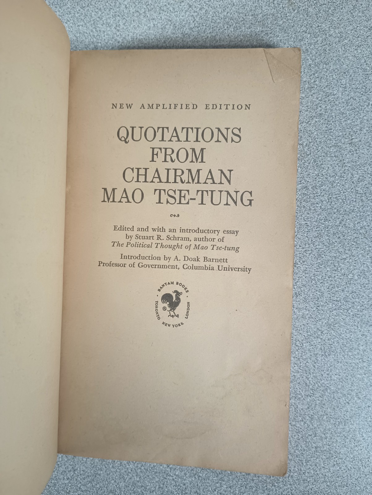 Quotations From Chairman Mao-Tse-Tung: PB (1967, 2nd Edition)
