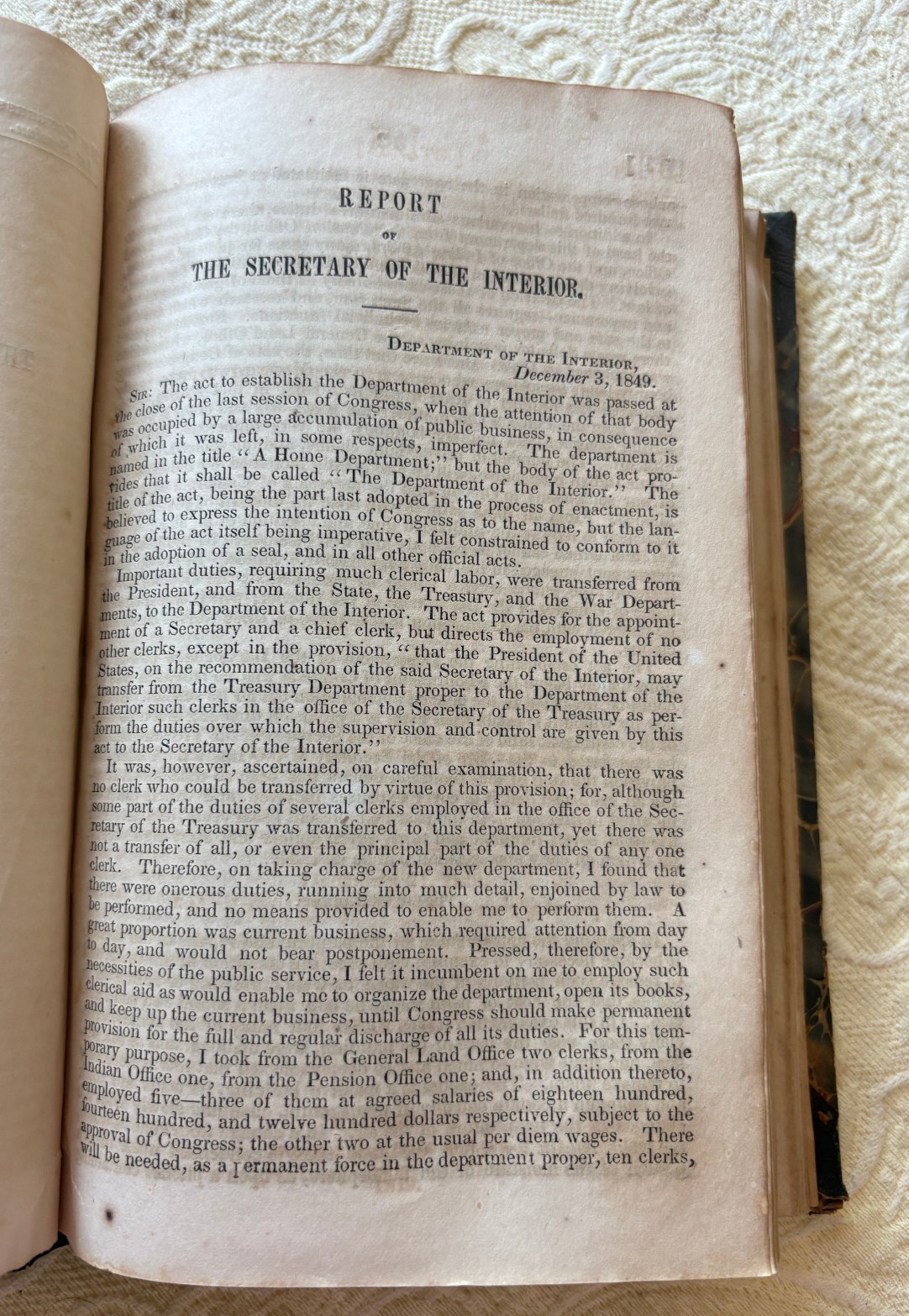 Message of the President part 2 1849 11 fold out maps MI, WI, IL, IN and FL