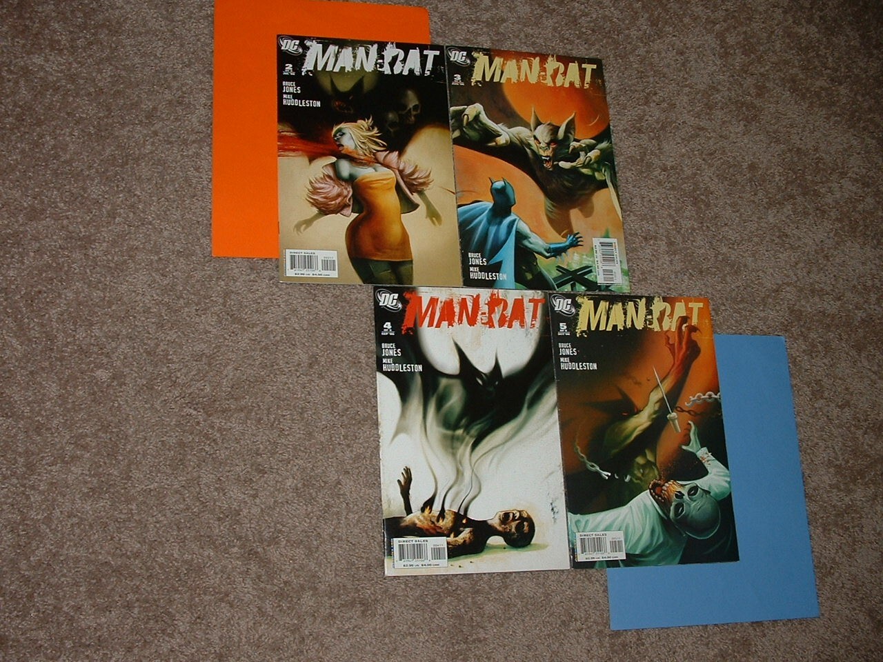 2006 3rd Series DC Man-Bat 2 3 4 5 Bruce Jones Huddleston Sharp VF+ Fast Ship