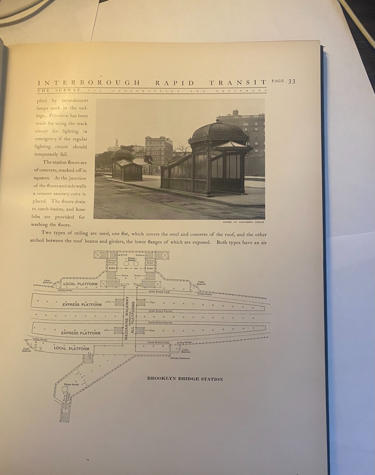 1904 Interborough Rapid Transit – 1st Ed Presentation Copy Rare NYC Subway Book