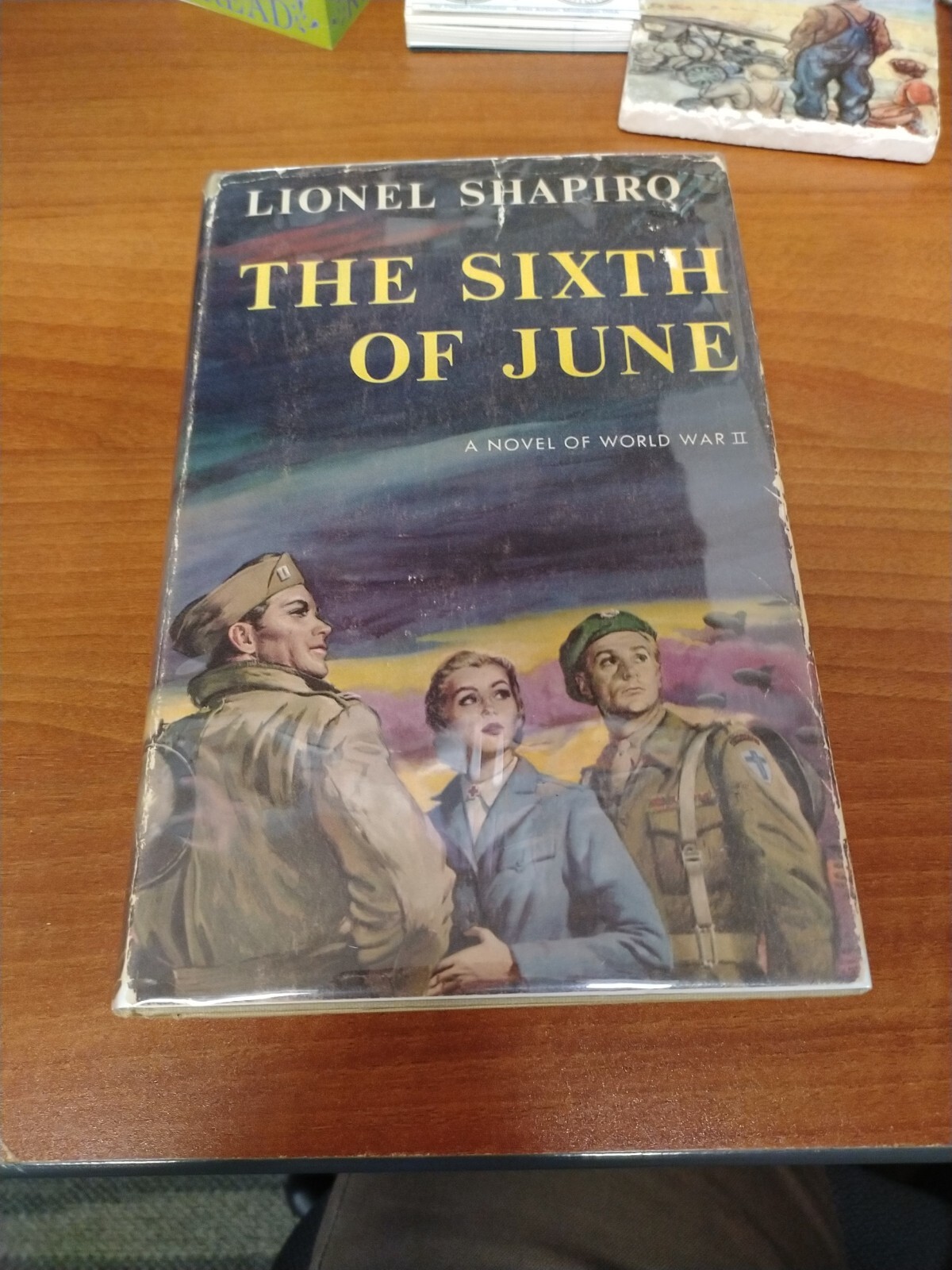Sixth of June by Lionel Shapiro, 1955, Hardcover, Dust Jacket 