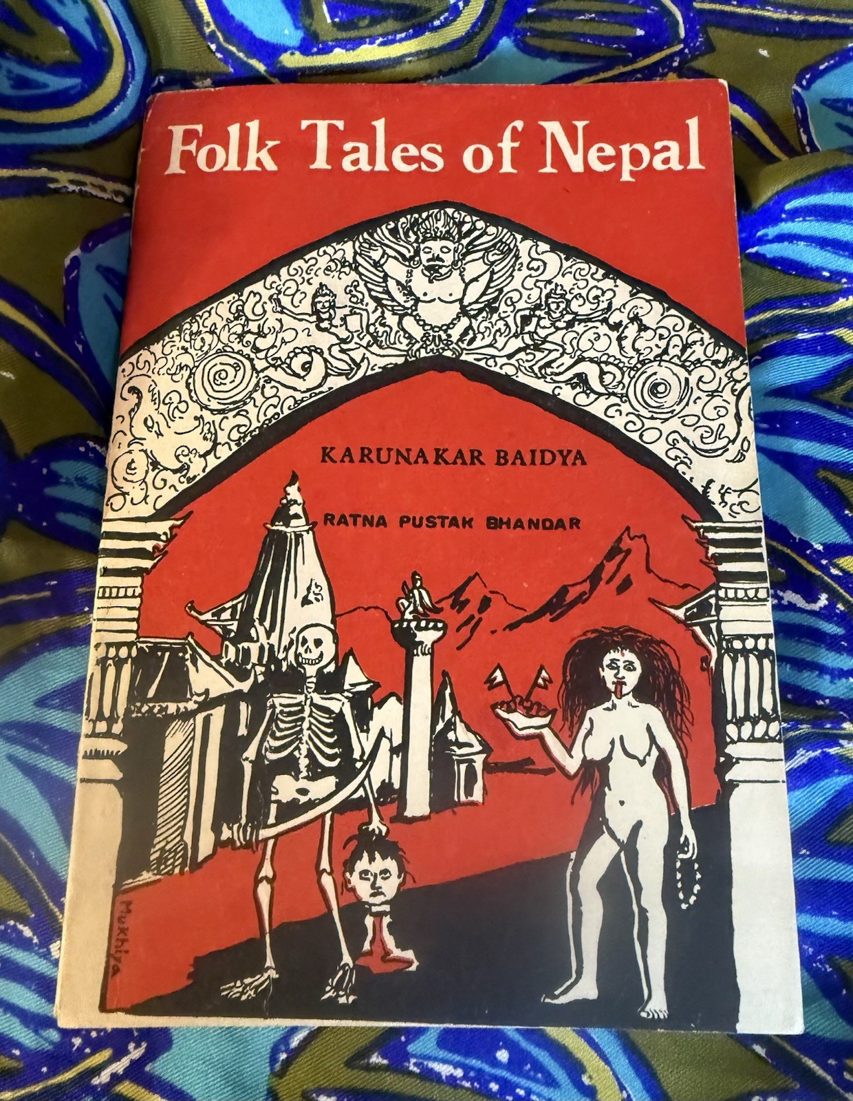 rare FOLK TALES OF NEPAL by Karunakar Vaidya 1971 Limited 2nd Ed illustrated PB