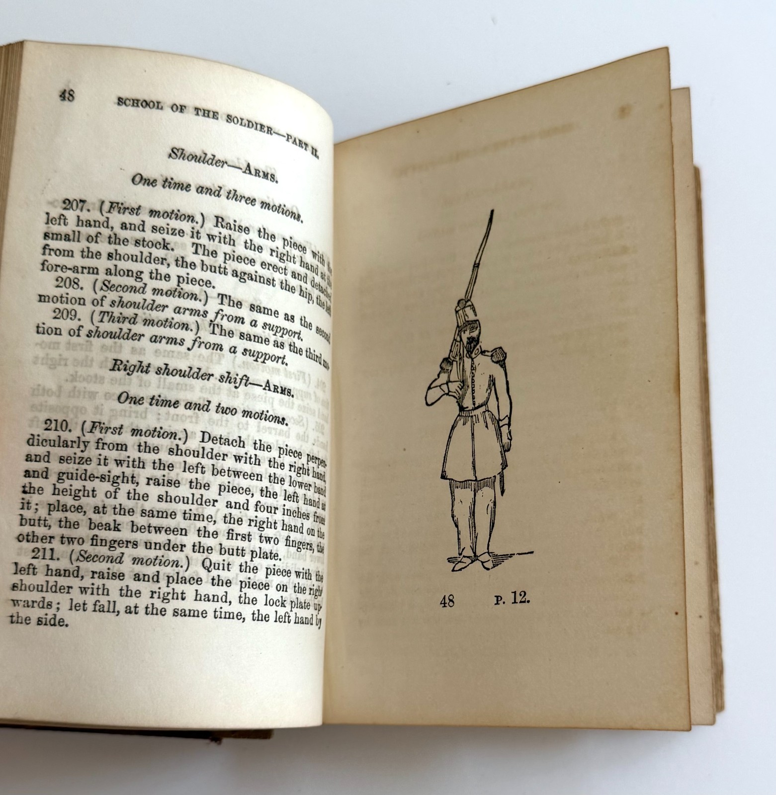 1861 Hardee Rifle & Light Infantry Tactics Vol I Civil War Manual Philadelphia