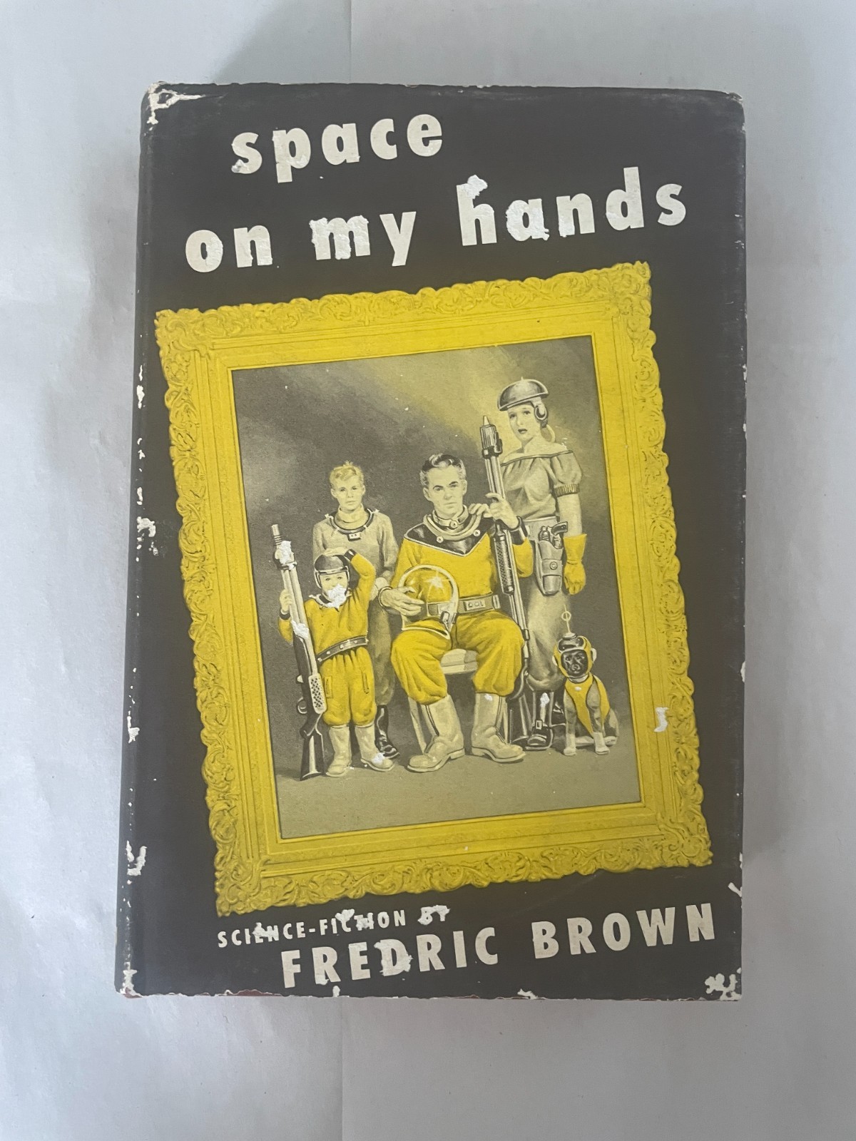 Space On My Hands Fredric Brown Scifi Stories stated 1st Shasta 1951