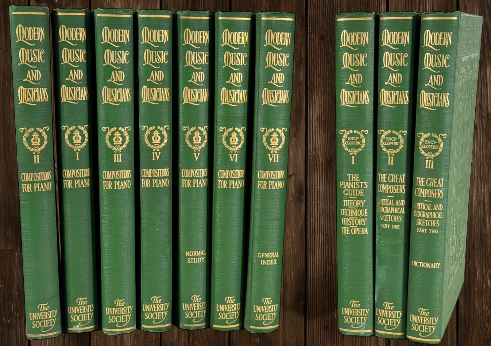 Modern Music & Musicians 10 Vol Set 1918 Piano + Composers + Program