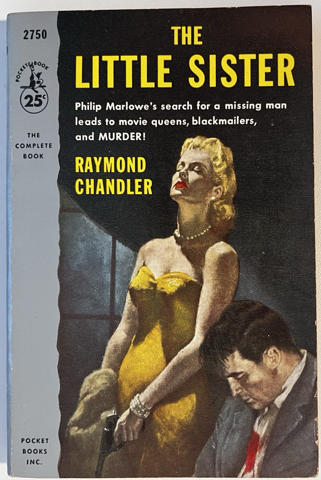 The Little Sister by Raymond Chandler Pocket 2750 1957 Noir PB VG