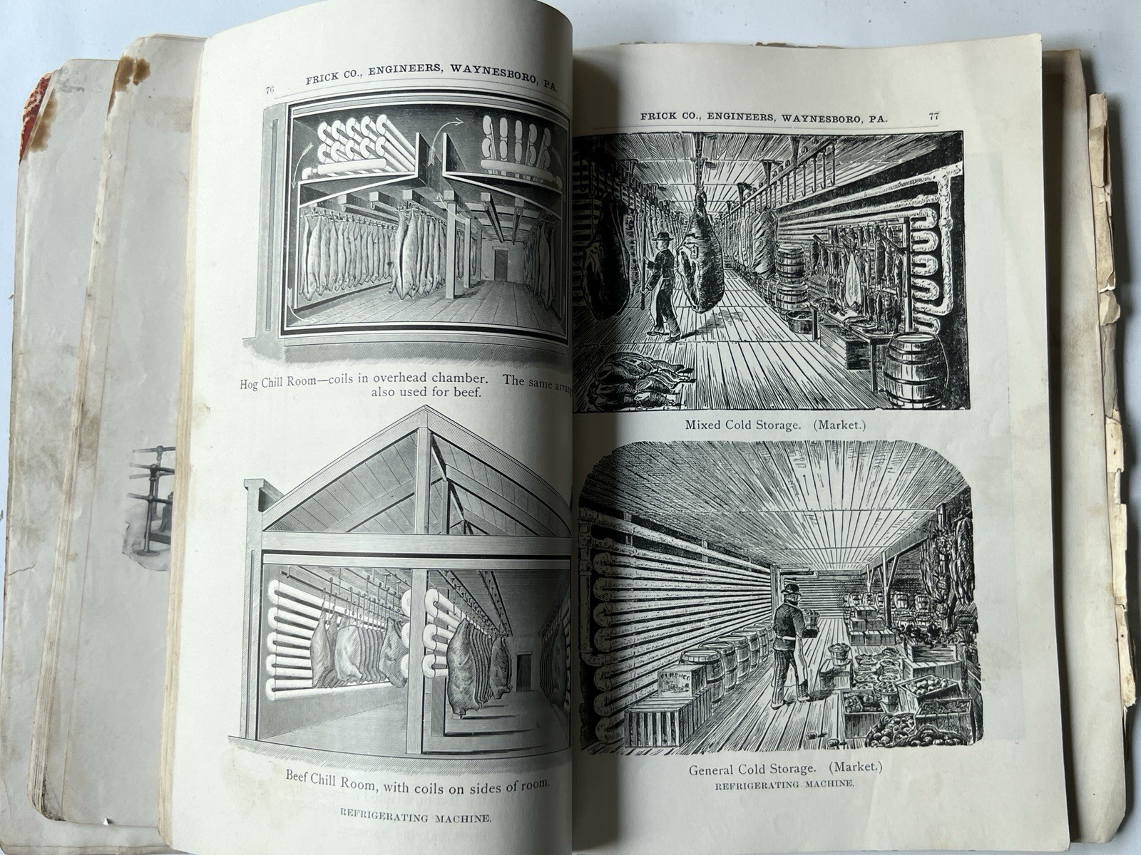 Rare Frick Company Eclipse Refrigerating Ice Machines 1895 Catalog Steam Engines