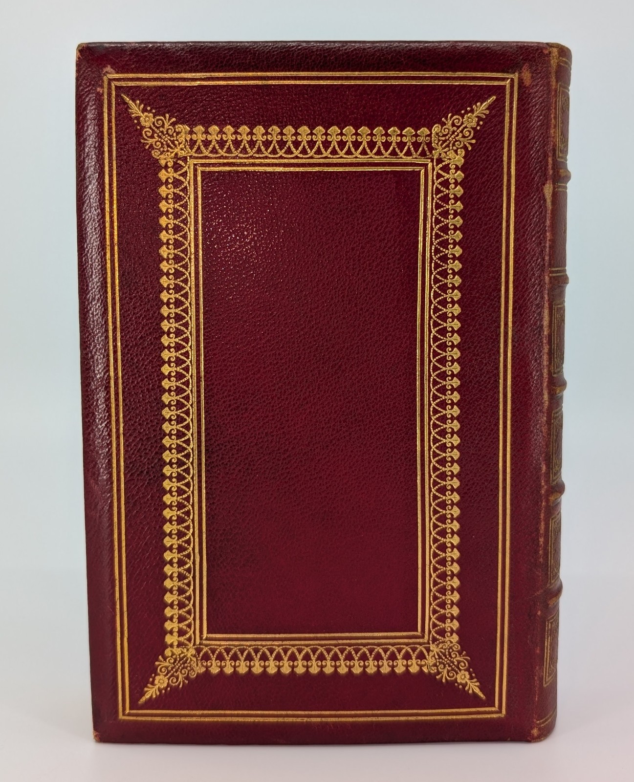 The Poetical Works of Sir Walter Scott 1800s Antique Victorian Full Leather Book