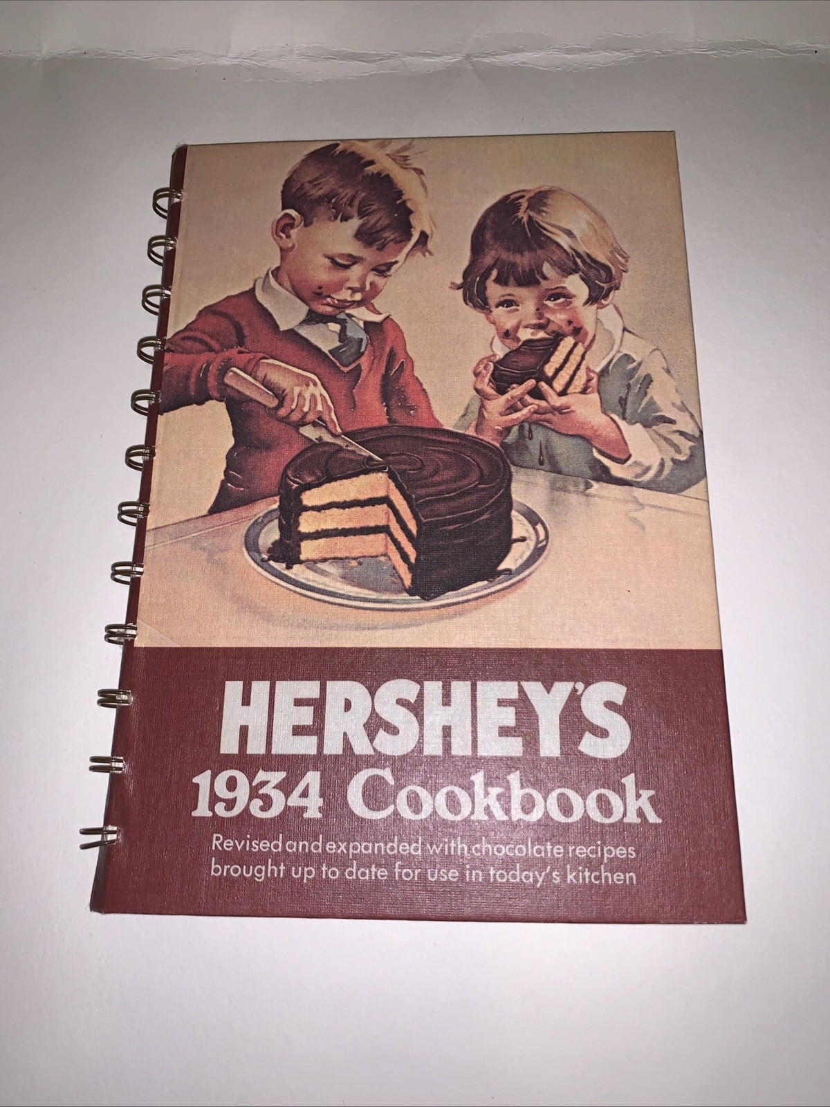 Hershey’s 1934 Cookbook Revised and Expanded 1971 Hershey Foods Corp. HC Spiral