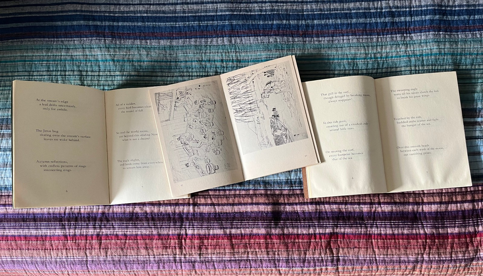 Haiku Poetry vol. 1 & 2 by James Hackett + Hiroshige -Barnes and Noble 1963 book