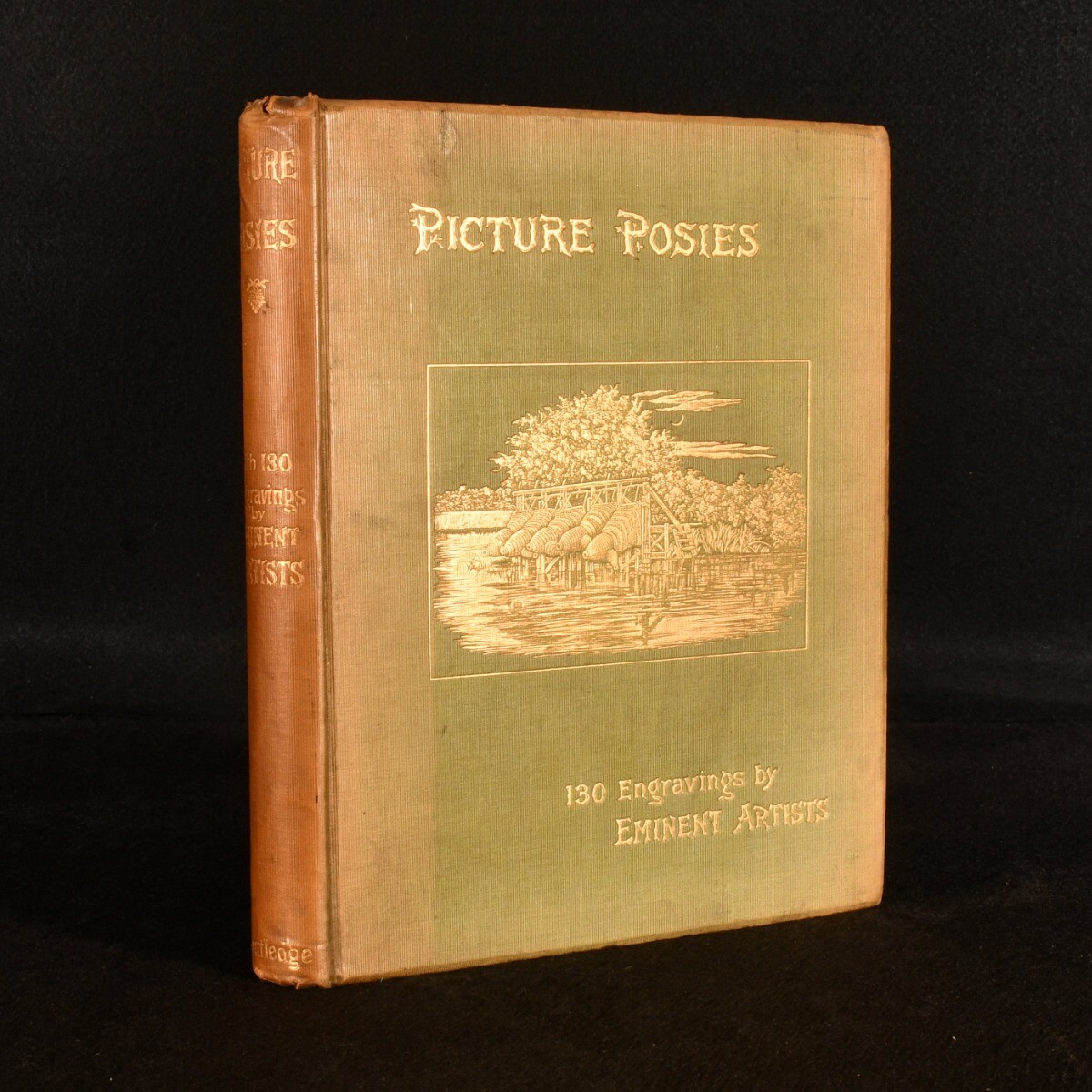 1874 Picture Posies Poems Chiefly by Living Authors Engravings First Ed