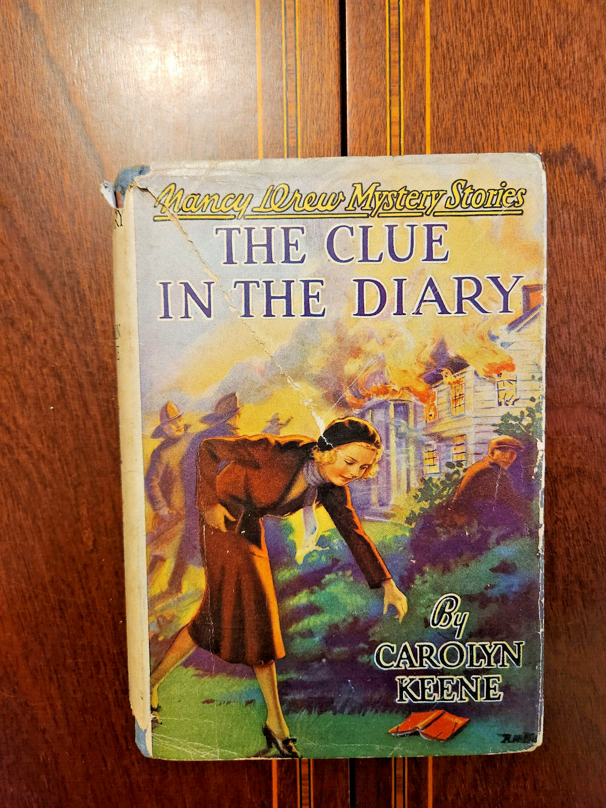 NANCY DREW #7 THE CLUE IN THE DIARY EARLY PRINTING IN DUST-JACKET