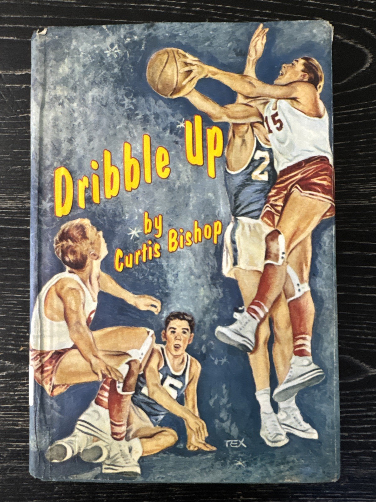 Dribble Up by Curtis Bishop, 1956 1st Ed/Lib Ed/HC/DJ Young Adults PO-VG+?