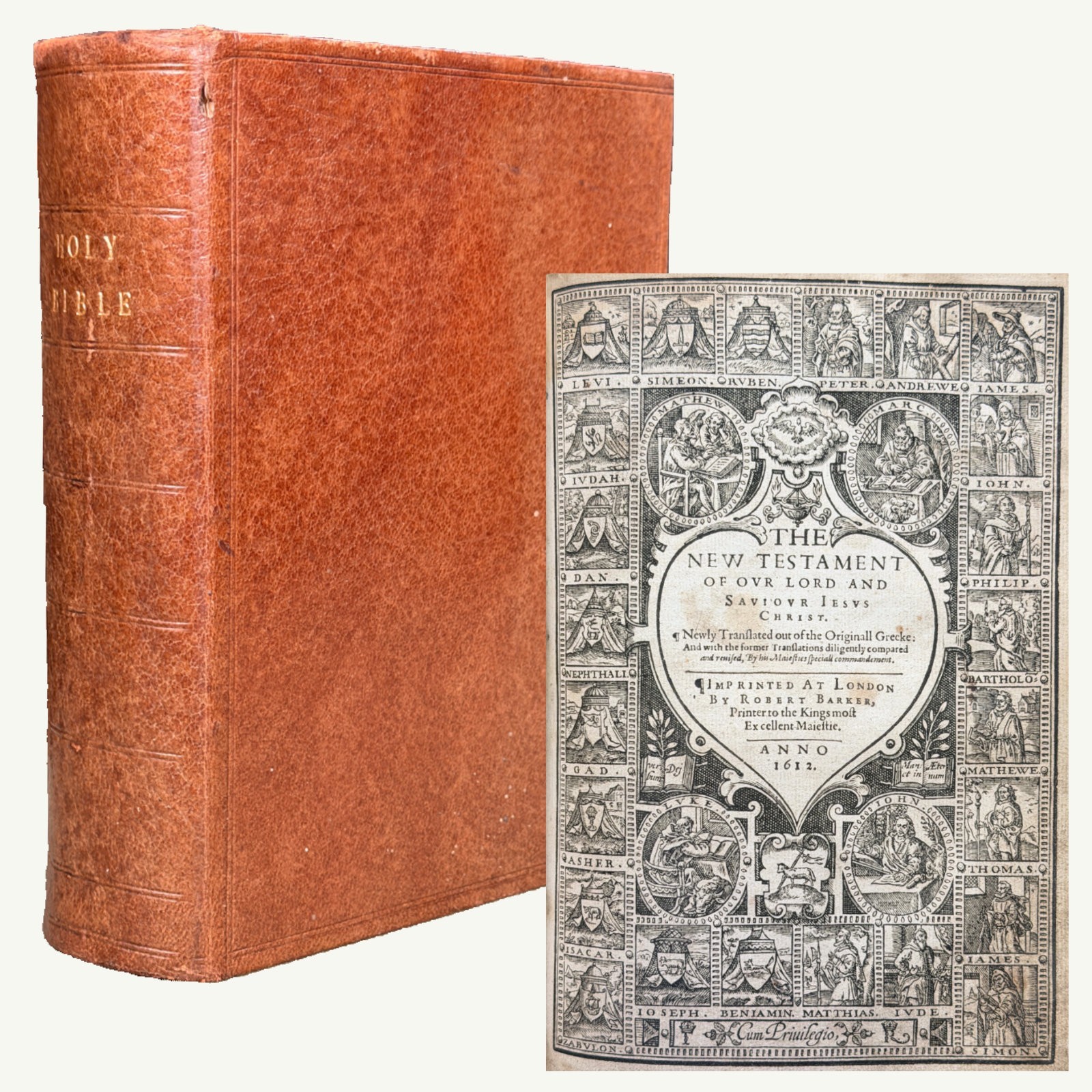 1612 Textually Complete First Quarto King James Bible