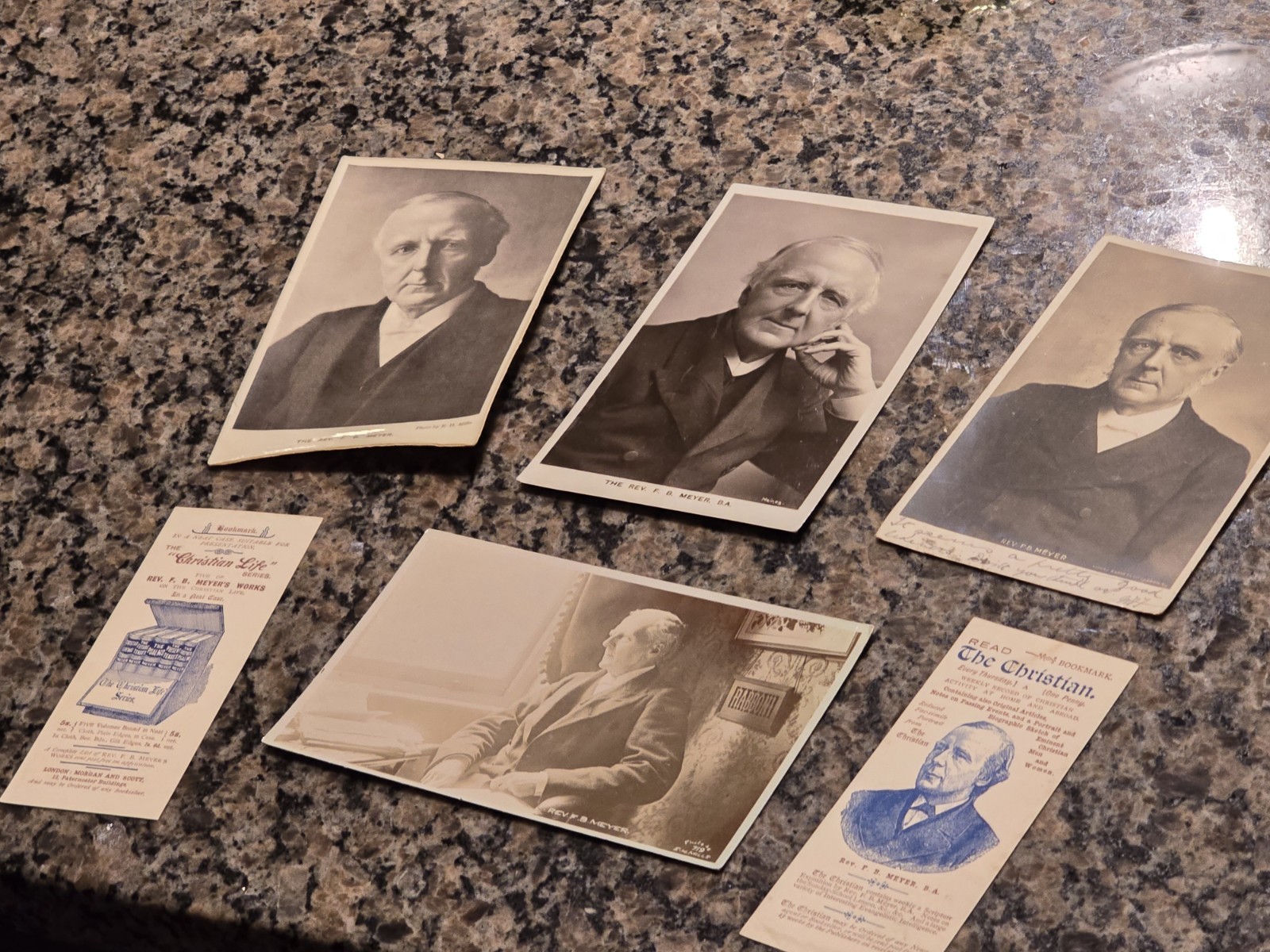 Rare Lot Of F. B. Meyer Postcards And Bookmarks Keswick Convention 1880s-1903