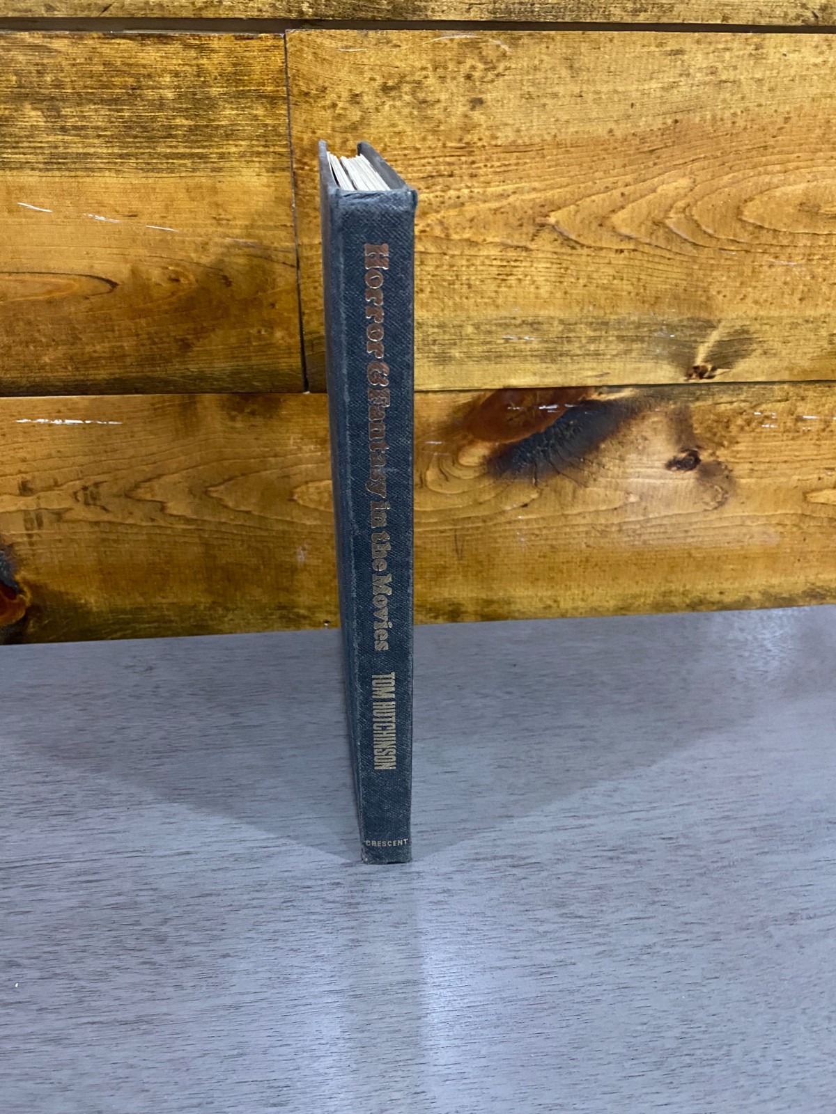Horror and Fantasy In The Movies Book Tom Hutchinson Hardcover 1974 Vintage Book