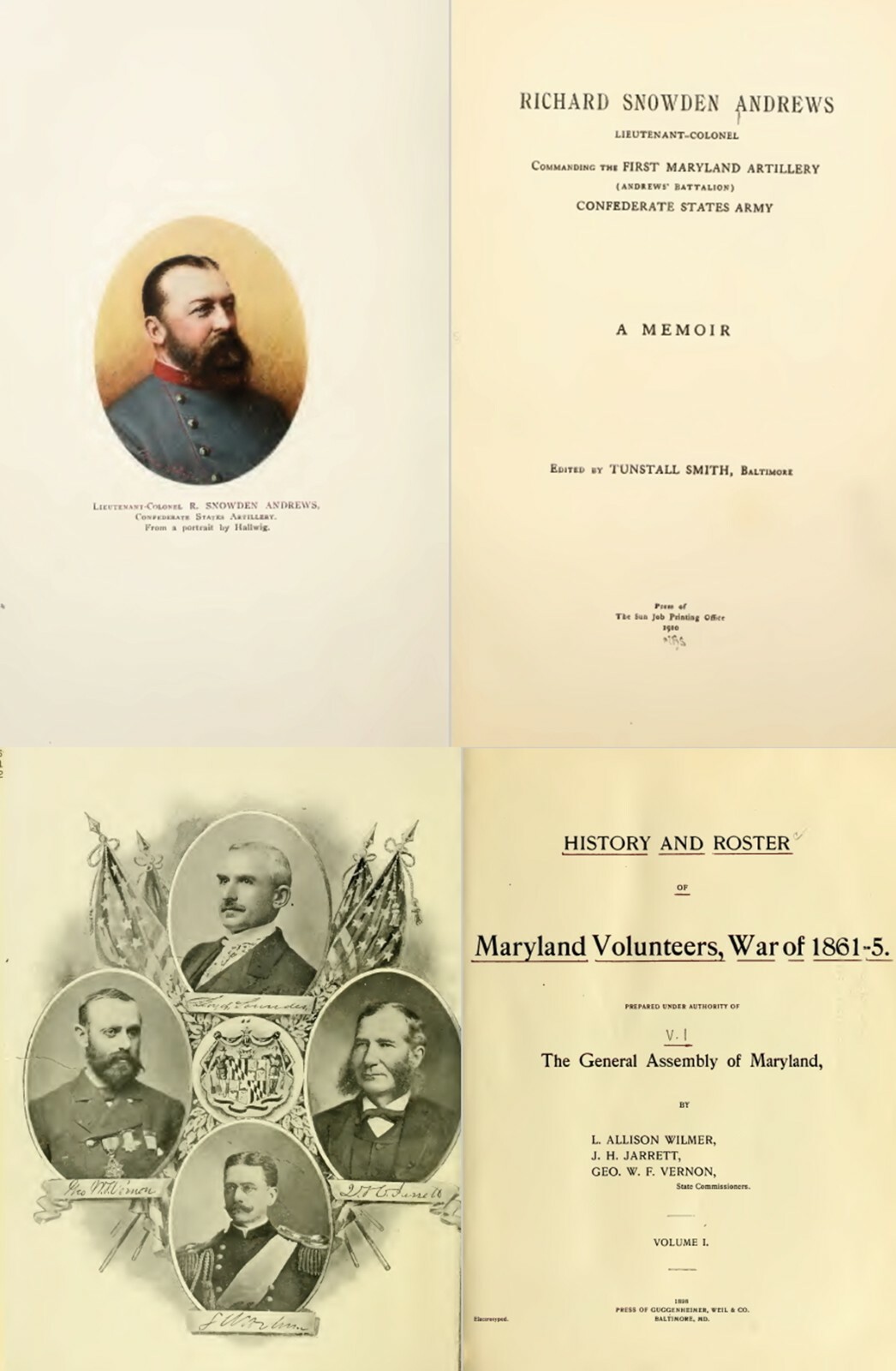 28 Old Rare Books on Maryland in the Civil War History Genealogy Records on USB