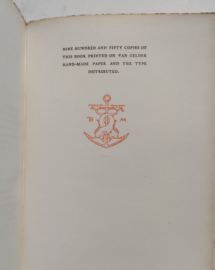 Francois Villon – Ballads – Thomas B. Mosher, Portland, ME, 1907 – Limited Ed.