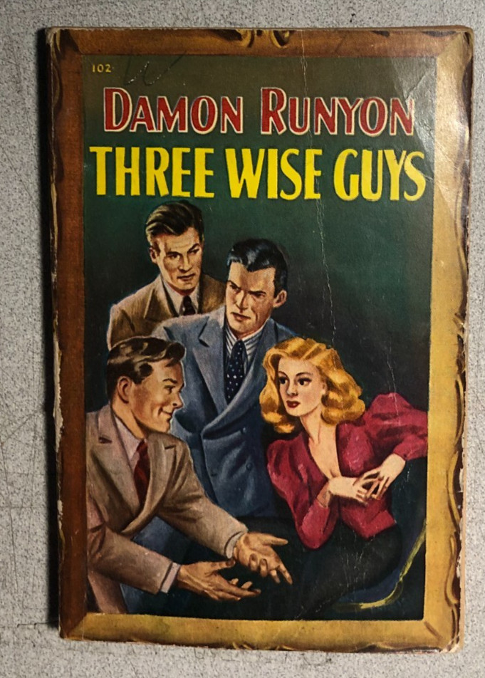 THREE WISE GUYS by Damon Runyon (1946) Avon paperback #102