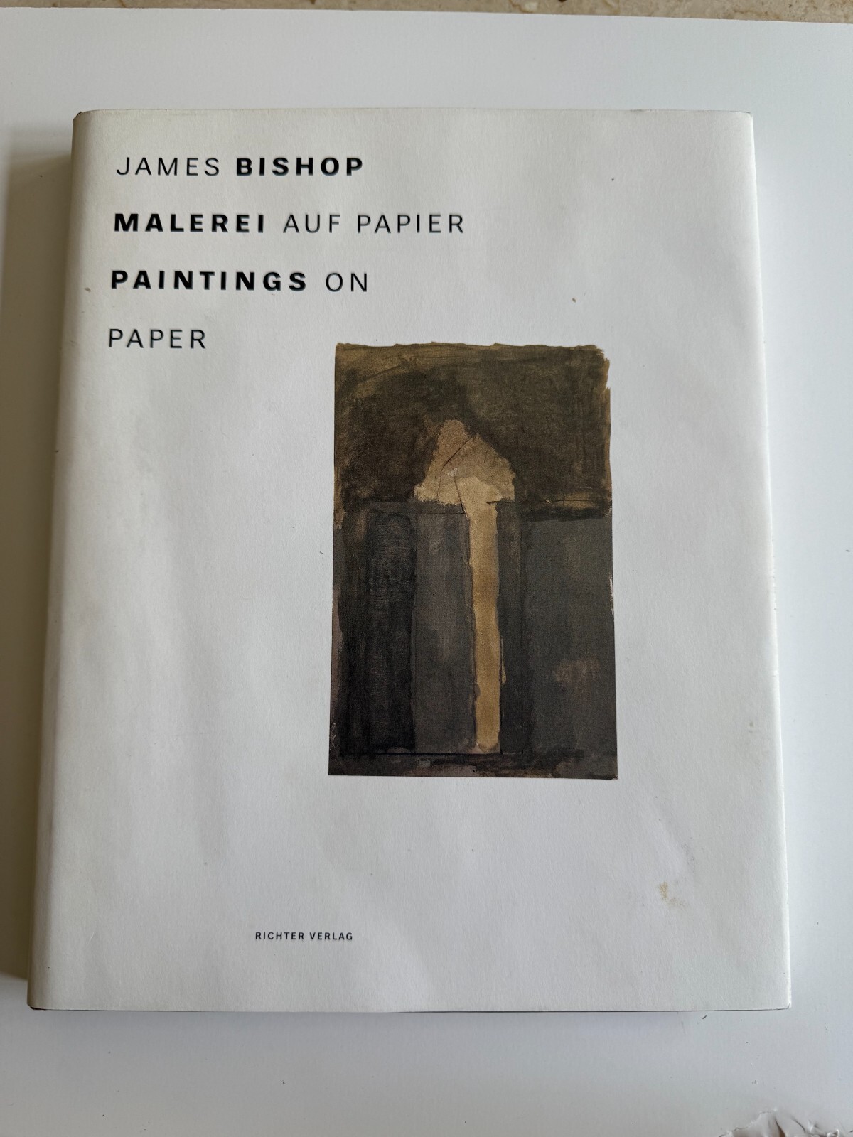 Paintings On Paper, by James Bishop – 2007 – Hardcover Book with DJ