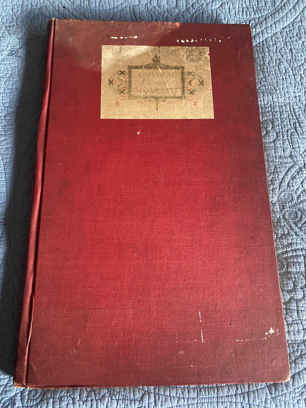 Universal Classic Manuscripts M. Walter Dunne Early 1900s Queen Victoria/Dickens