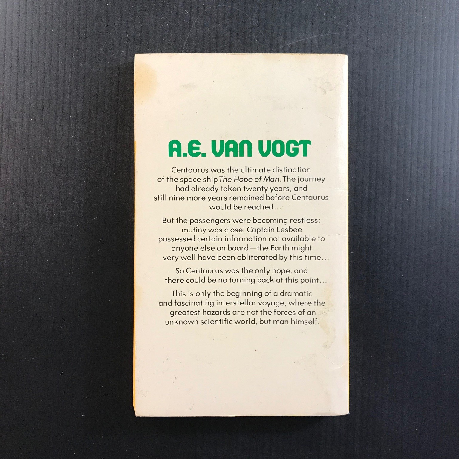 Rogue Ship A.E. Van Vogt 1980 DAW Printing Classic Science Fiction