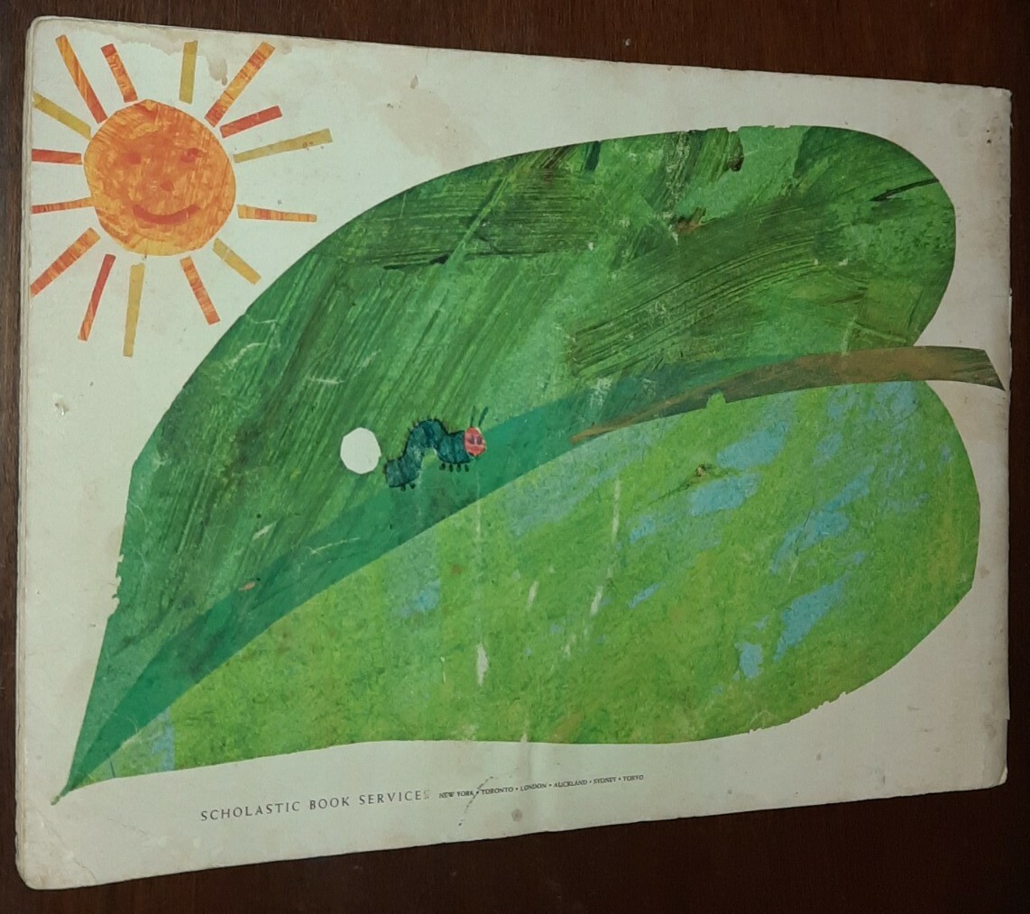 The Very Hungry Caterpillar by Eric Carle 1st Scholastic Printing