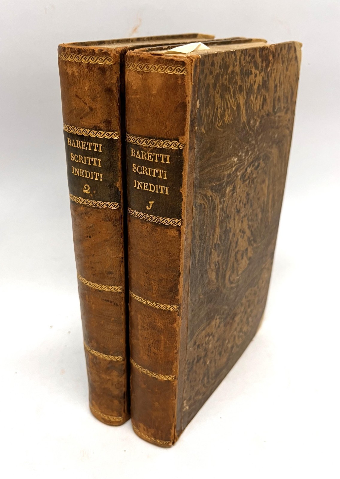1822 1st IN 2 VOLS, SCRITTI SCELTI, INEDITI O RARI, BARETTI, FREE EXPRESS W/WIDE