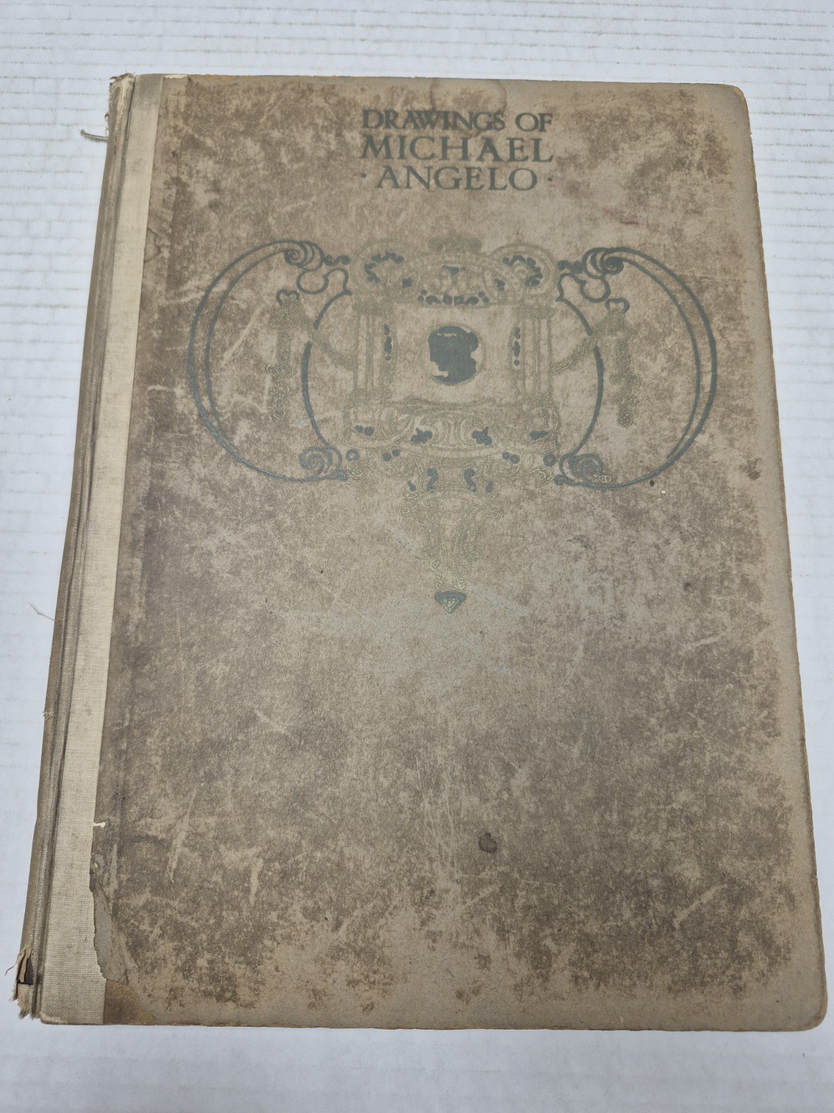 Drawings Of Michaelangelo Great Masters 1906 Ex-Library Hardcover Art History