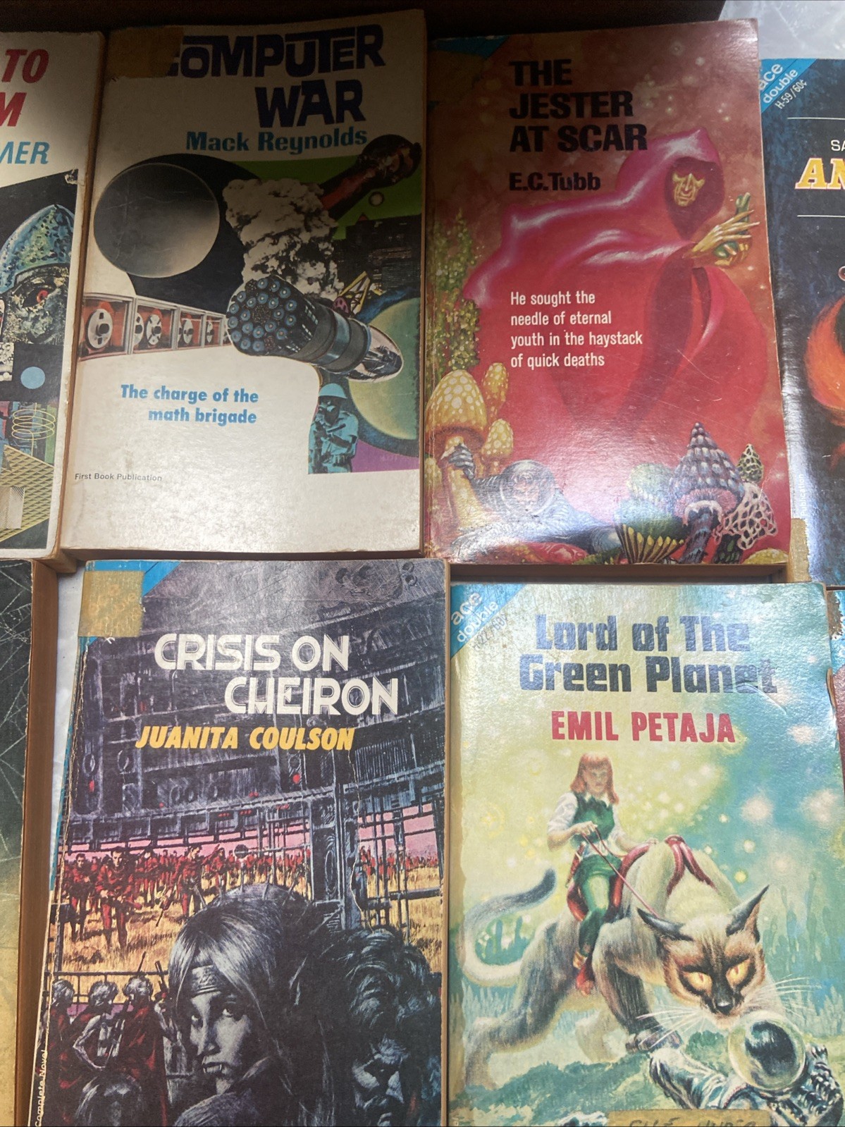 Vintage Ace Double Paperbacks SCI-FI lot of 24 science fiction novels 1960s