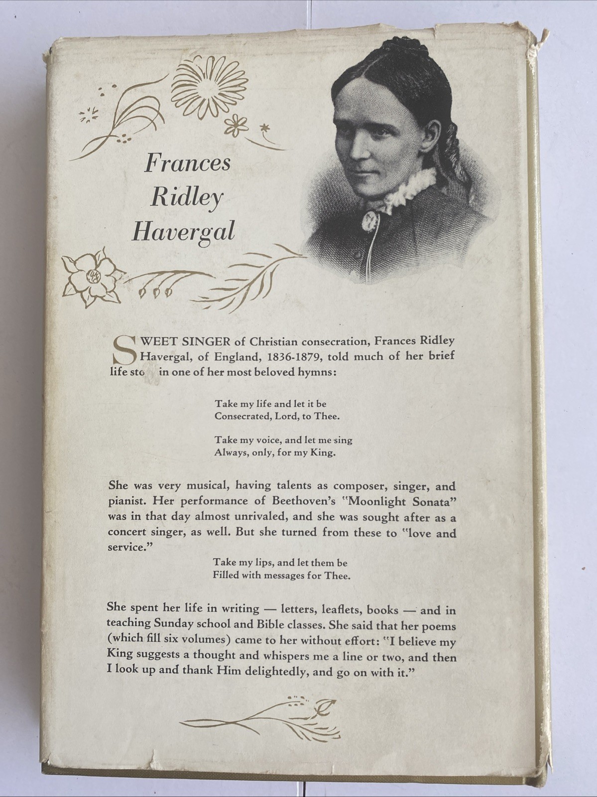 Opened Treasures : 366 Meditations by Frances Ridley Havergal 1962 Vintage HC 1s