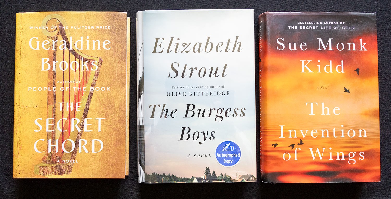 3 HB/DJ FICTION BOOK LOT 1st Printing Brooks Strout Kidd AWARD-WINNING AUTHORS