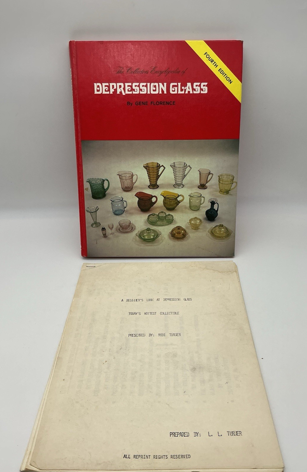 The Collectors Encyclopedia Of Depression Glass Book By Gene Florence Fourth Ed