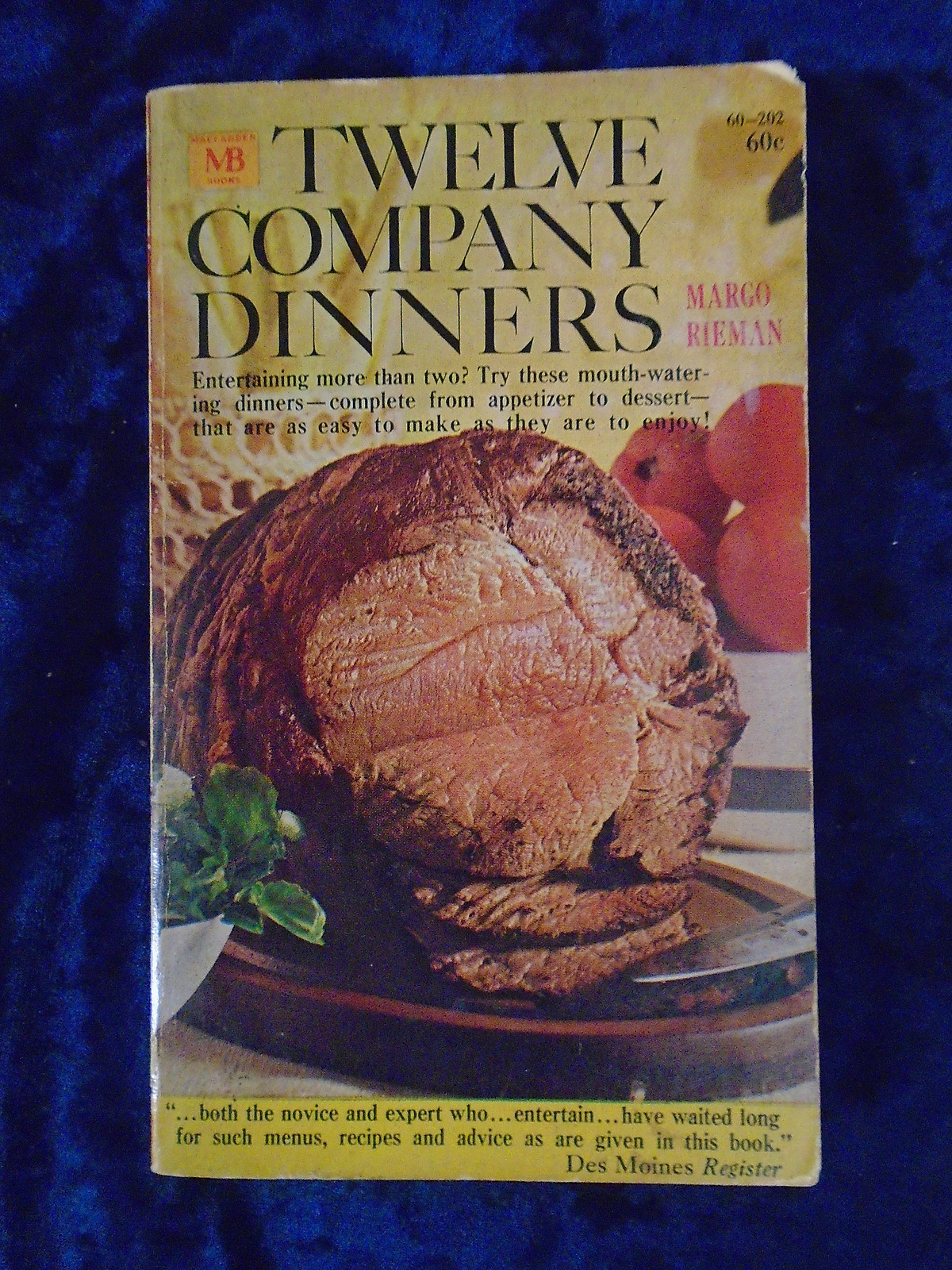 TWELVE COMPANY DINNERS by MARGO RIEMAN-MACFADDEN BARTELL 1964-P/B