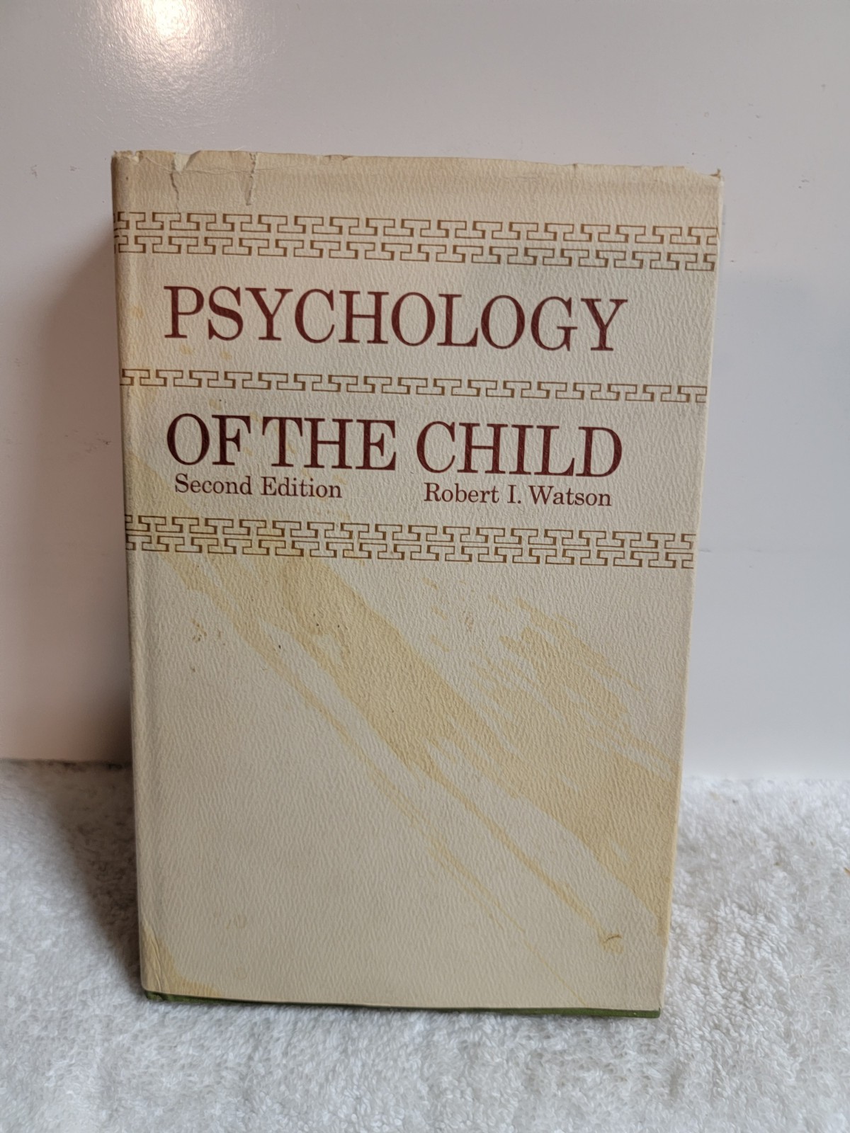 LIKE NEW! 1965, Psychology of the Child by Watson John Wiley & Sons Second Editi