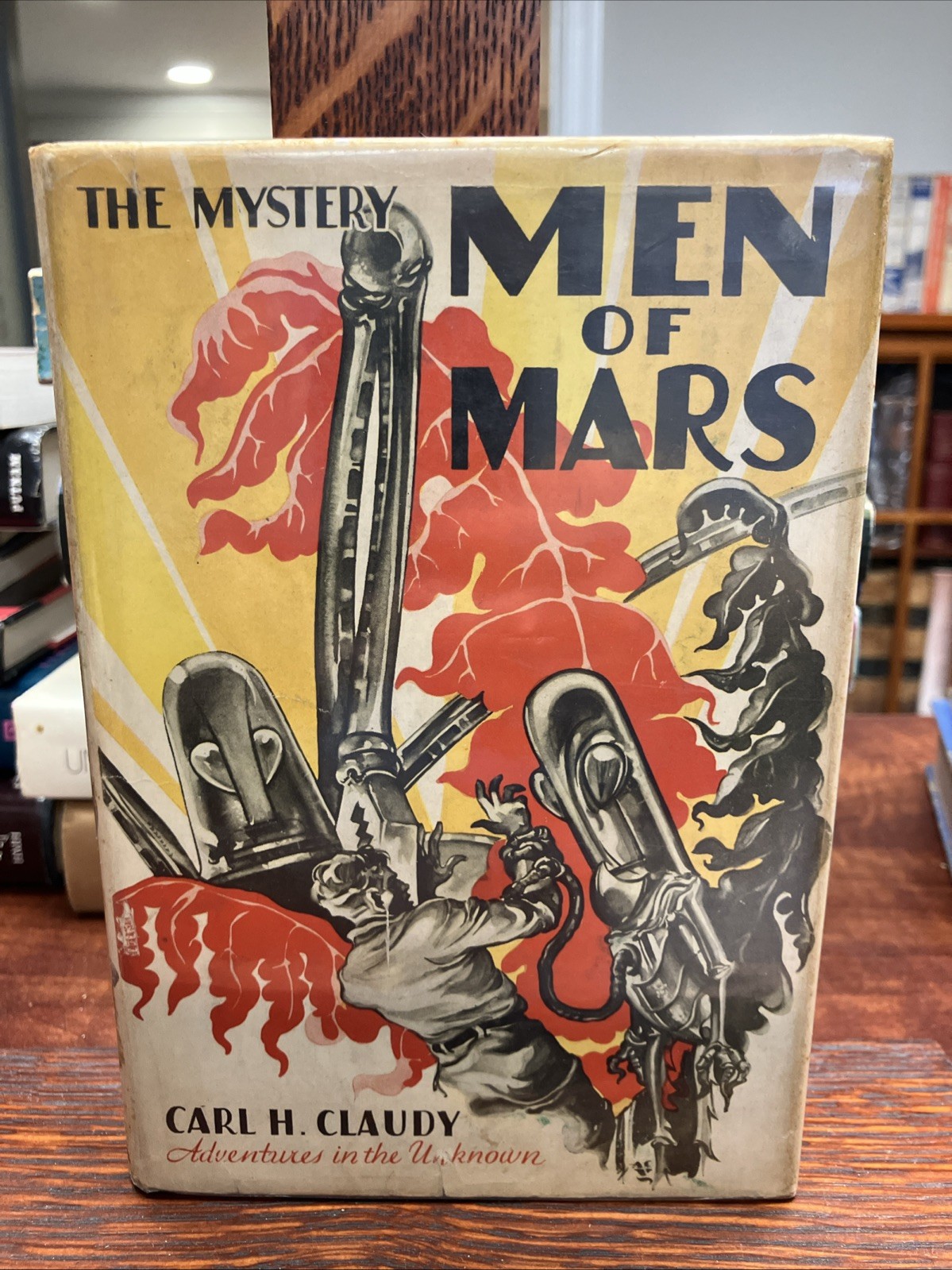 1933 Vintage Science Fiction Book “The Mystery Men of Mars” Claudy, DJ, 1st ed