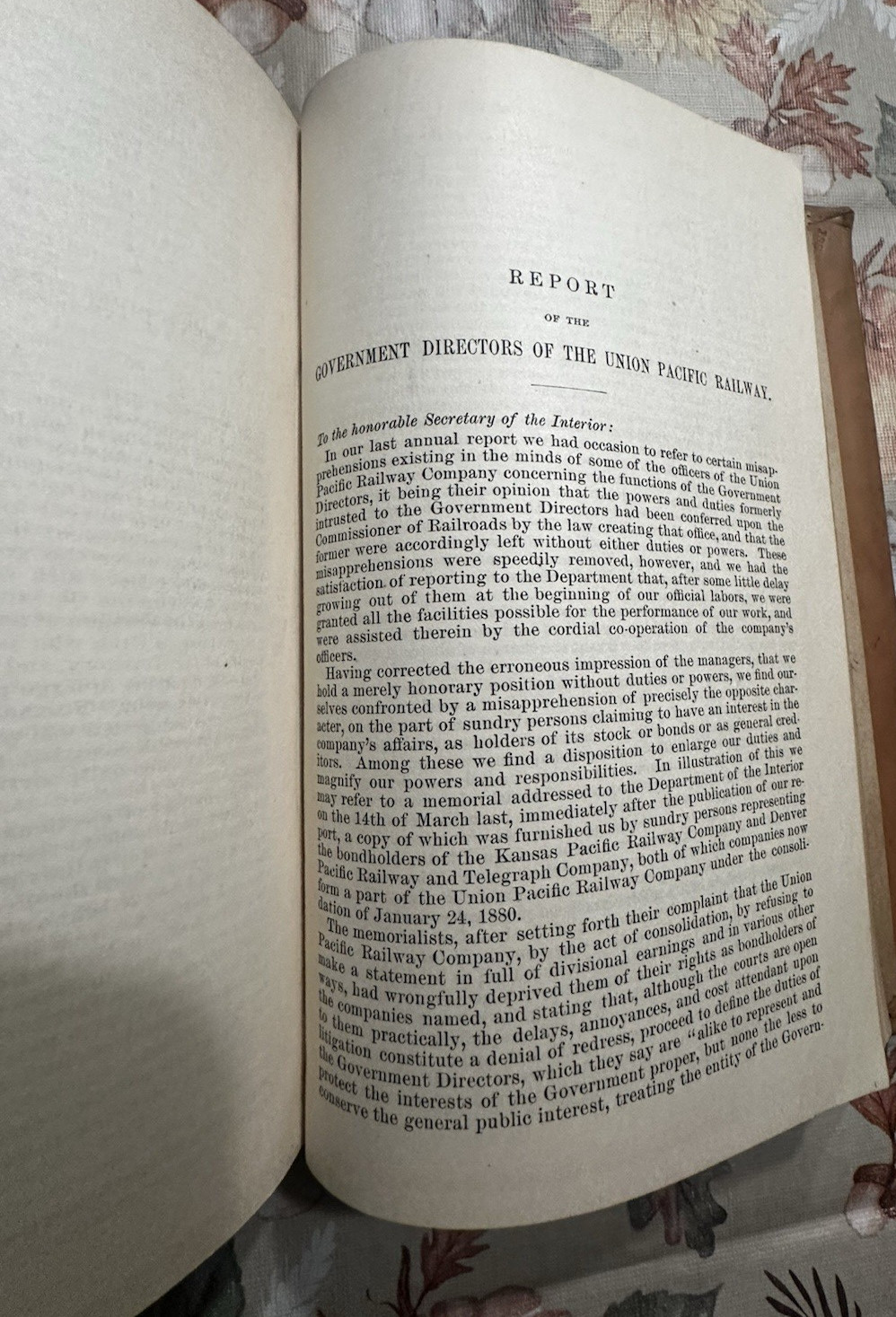 1883-84 House Exec. Documents 48th Congress Vol 2 Sec. Interior Report Book