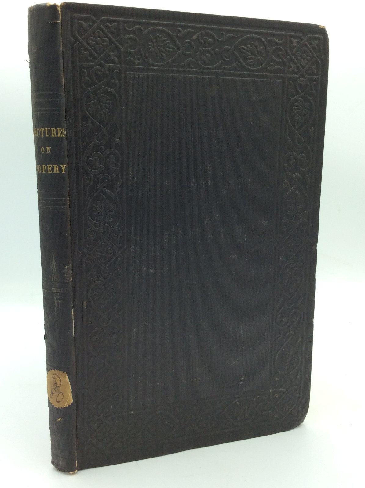 LECTURES ON POPERY – 1836 1st ed – anti-Catholic hardcover – Glascow