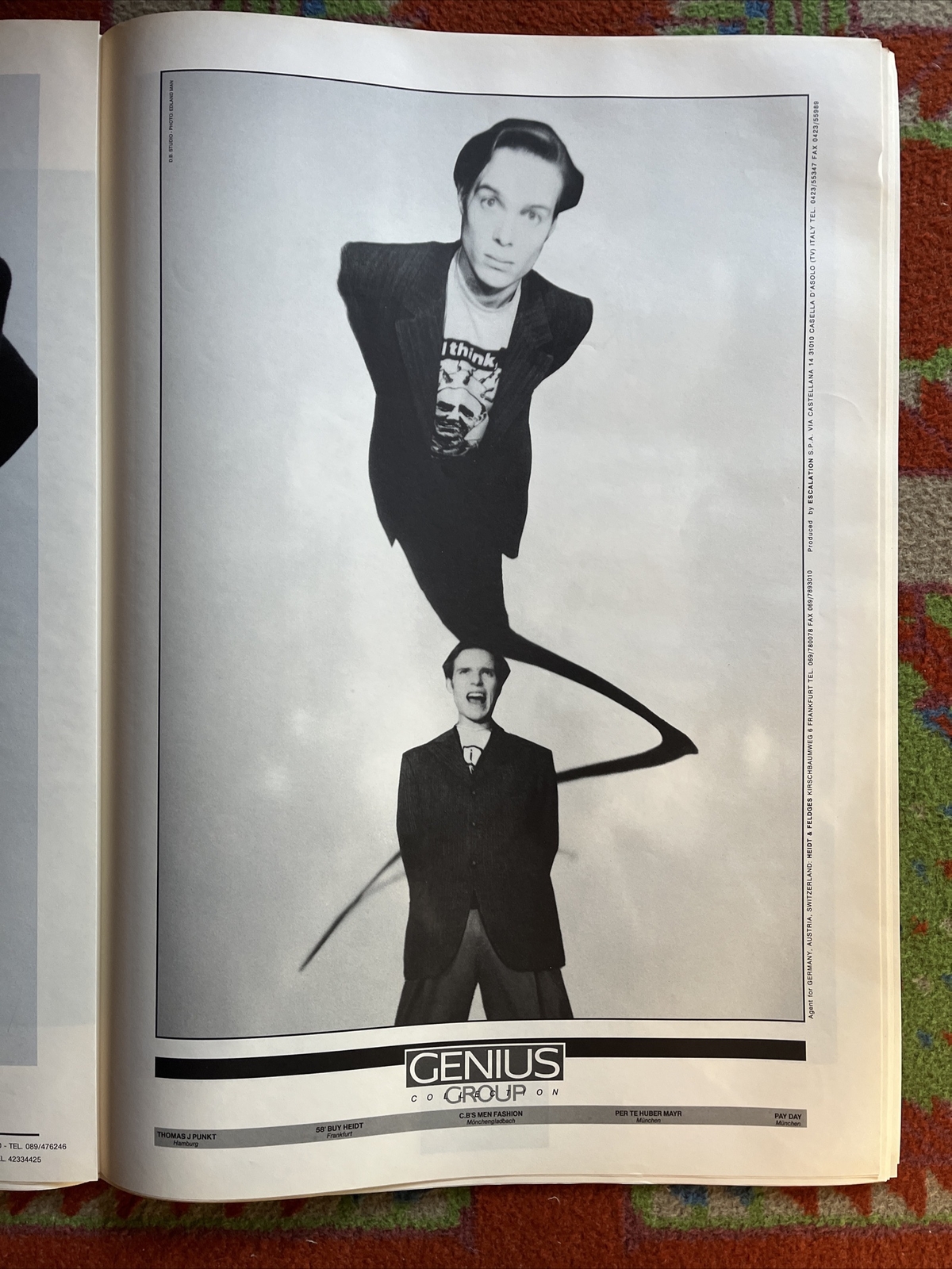 The Manipulator Magazine #14 1988 Aborigines, Art, Photos,, Couture Ads 28×20”