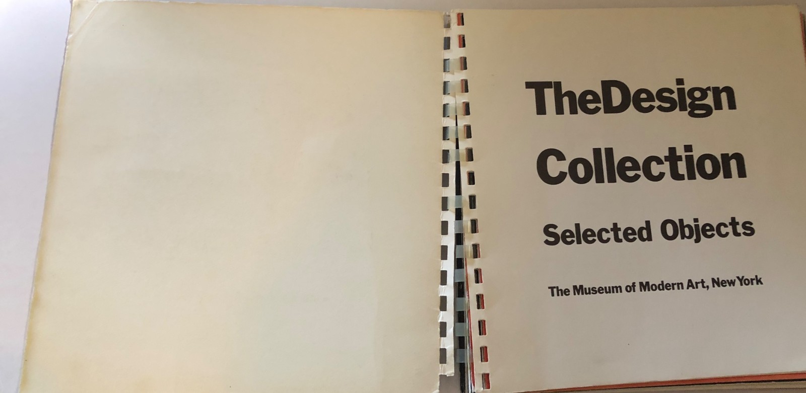 THE DESIGN COLLECTION SELECTED OBJECTS MUSEUM OF MODERN ART BOOK 1970