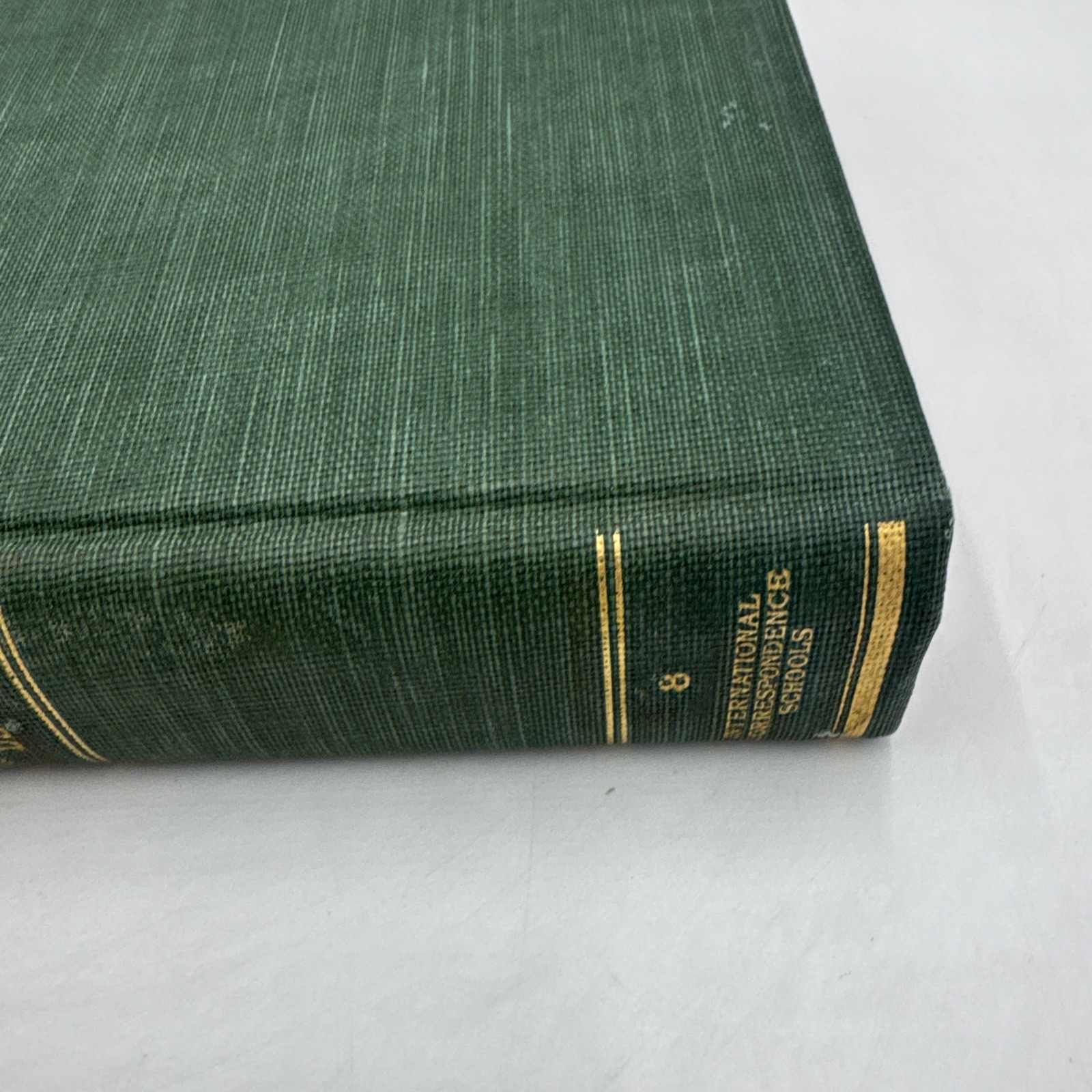 Antique 1905 ICS Reference Library Vol 8 Art Design Bookcover Carpet 1st Edition