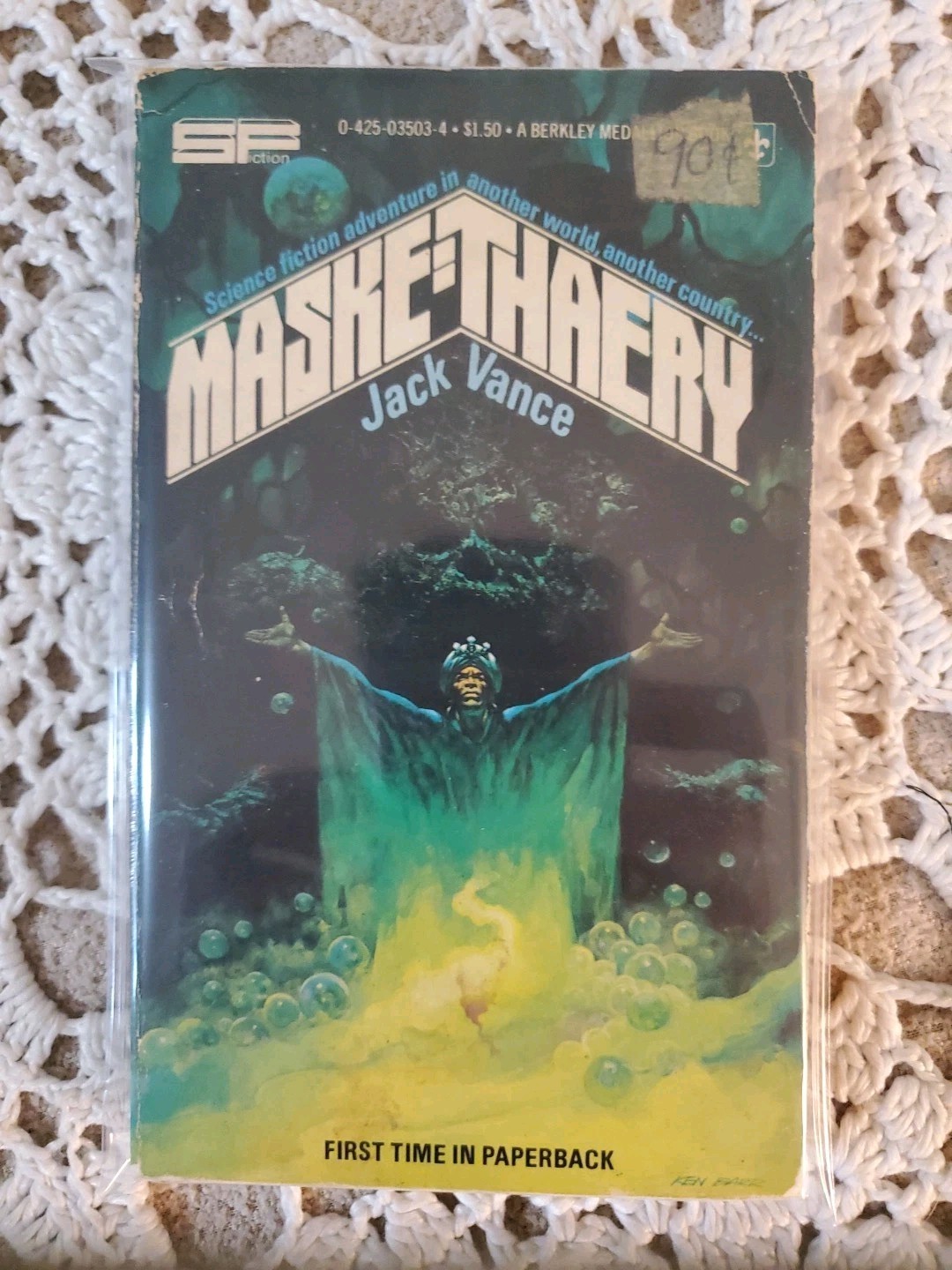 Maske : Thaery by Jack Vance 1976 Berkley Medallion 1st Good